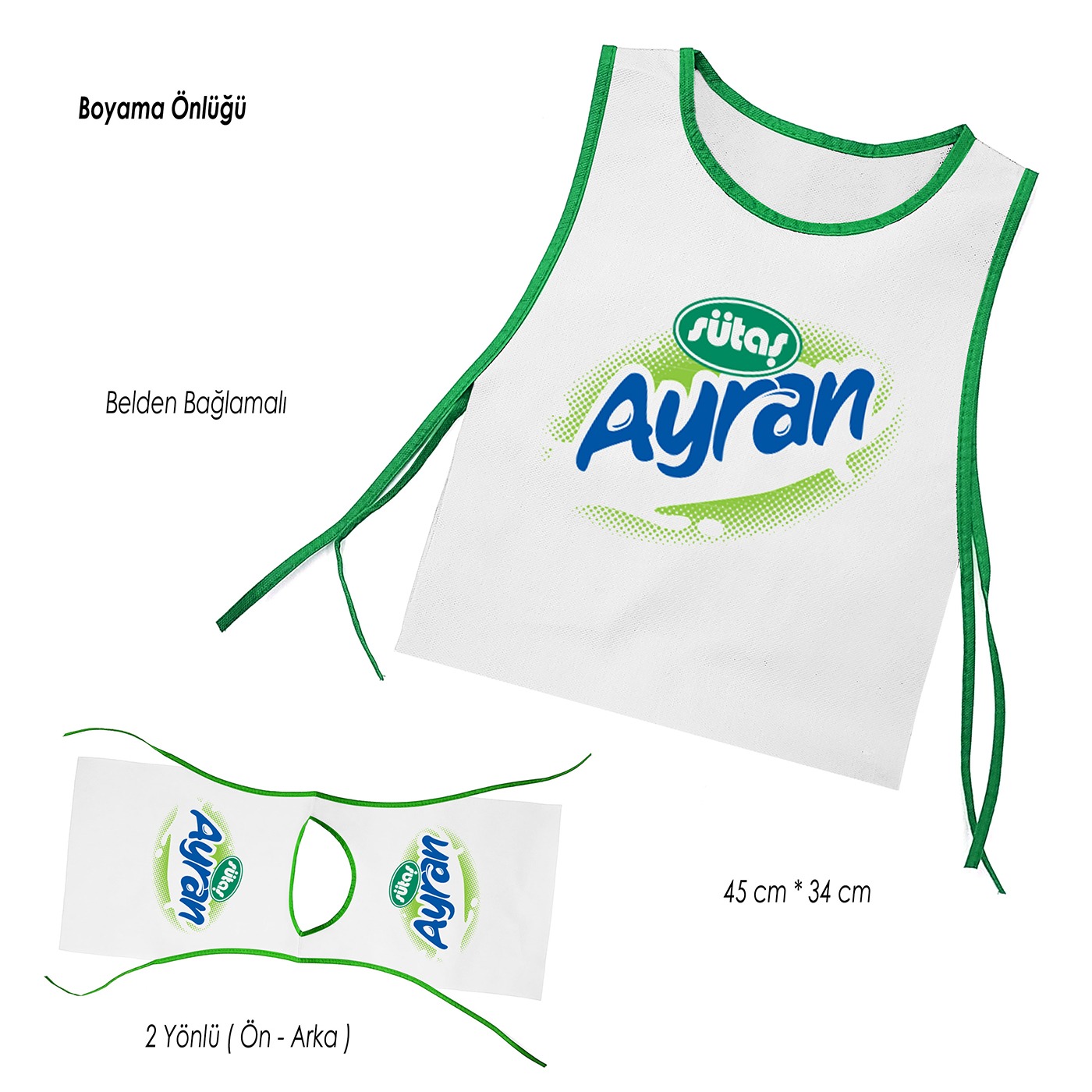 5305 Promosyon Bebek Boyama Önlüğü