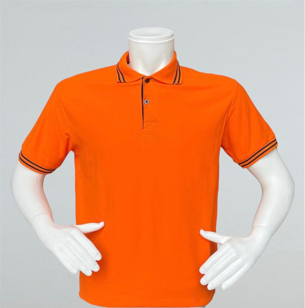 4084 Promosyon Polo Yaka Çizgili Tişört 