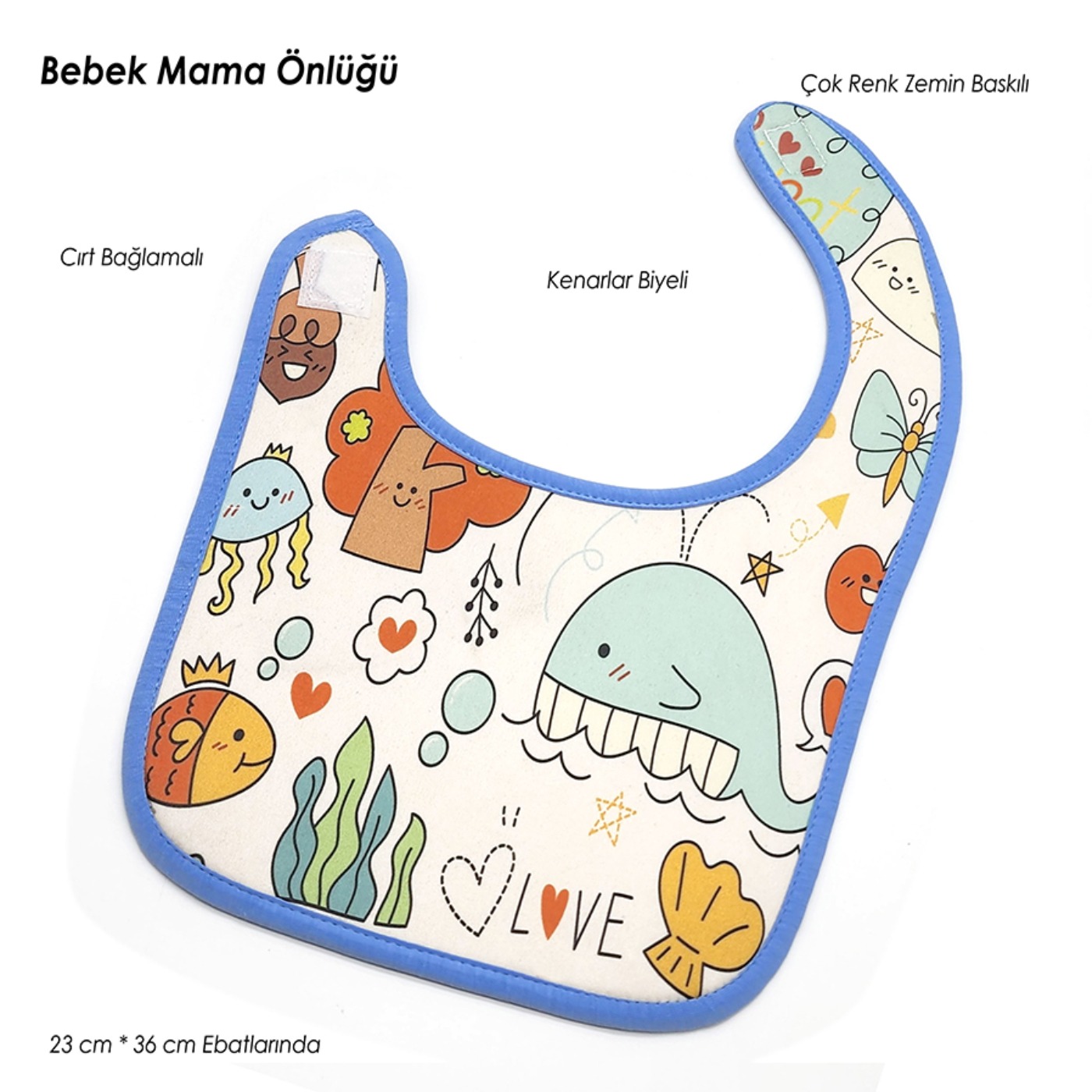 5335 Promosyon Bebek Mama Önlüğü 