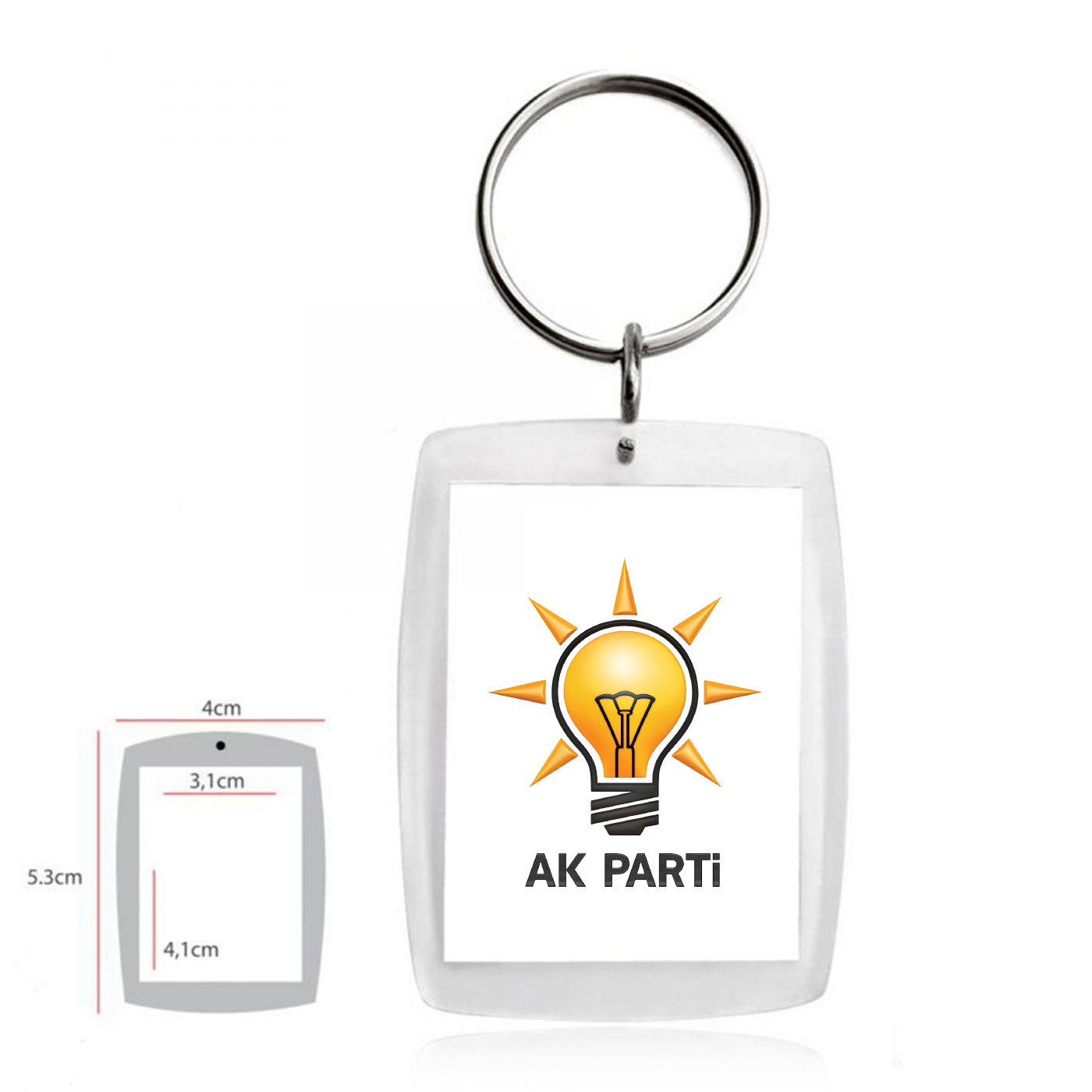 promosyon Seçim Temalı Anahtarlık