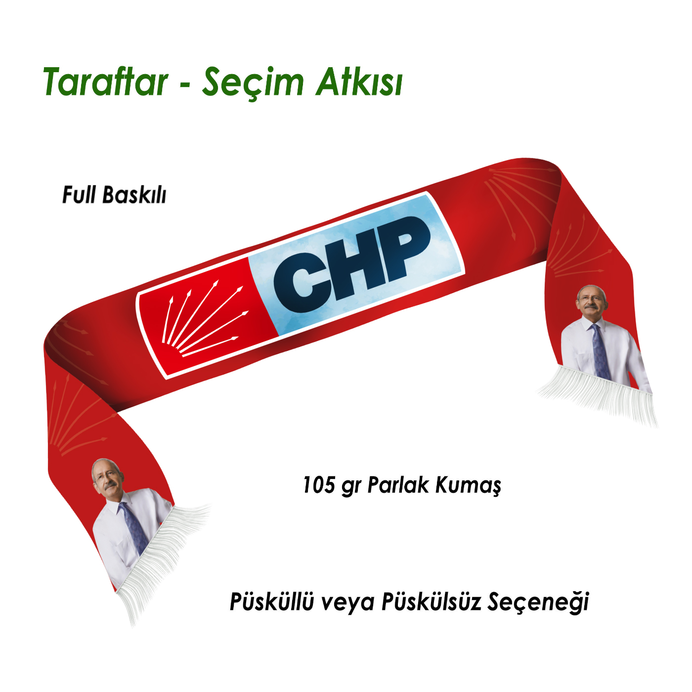 Promosyon Seçim Temalı Atkı 7011